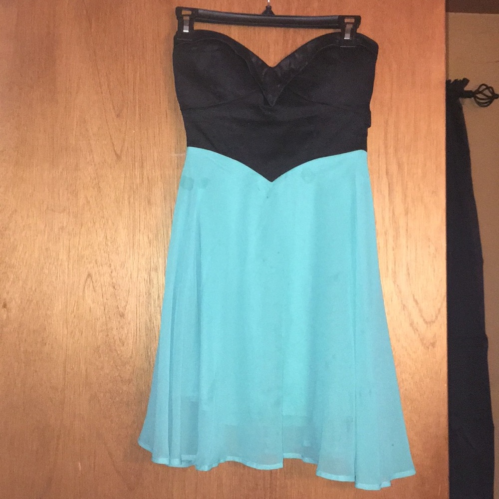 Juniors size small strapless dress